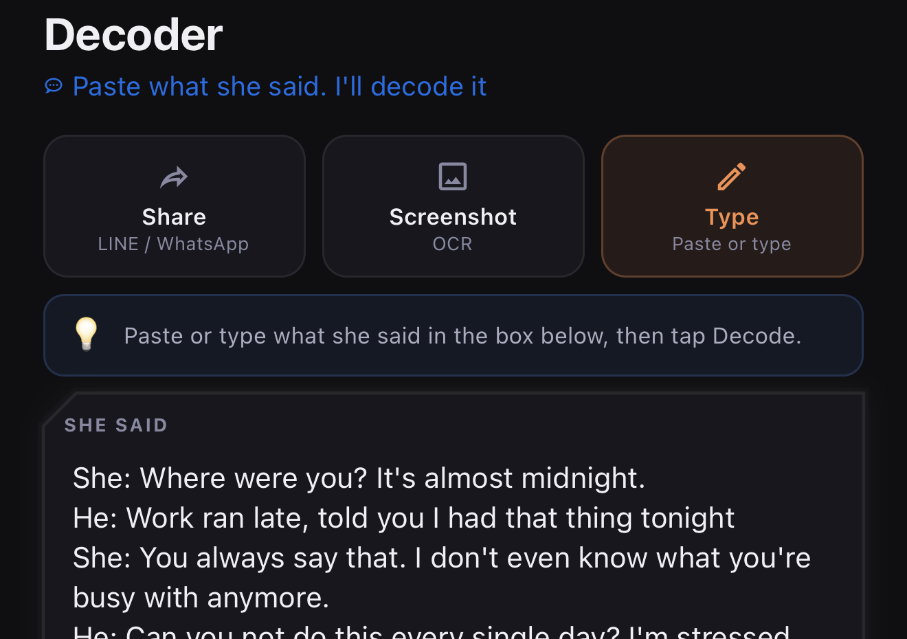 Message Decoder